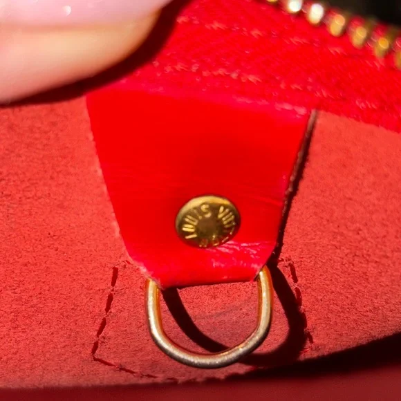 Louis Vuitton Castillian Red Epi speedy 25 rare excellent condition vintage - Picture 9 of 13